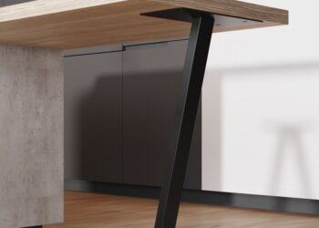 Різноманіття металевих опор для столів: для офісних приміщень, для домашнього інтерьеру