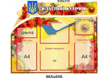 Різновиди шкільних стендів та рекомендації щодо вибору