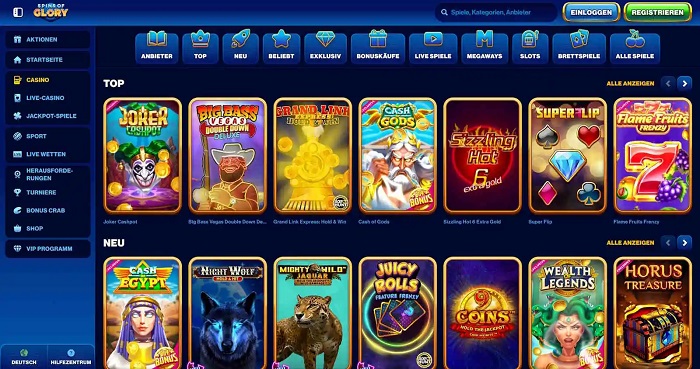 Spins of Glory casino: welcome guide