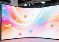 Гибкие LED-экраны: преимущества применения и особенности монтажа