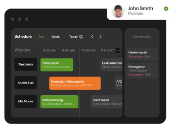 Business automation with commercial cleaning software