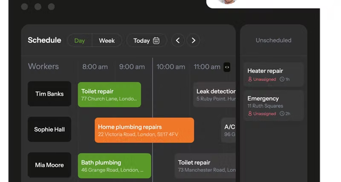 Business automation with commercial cleaning software
